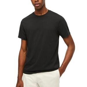NWT J.Crew Factory Black Cotton Jersey Tee Shirt Men’s M Classic Fit